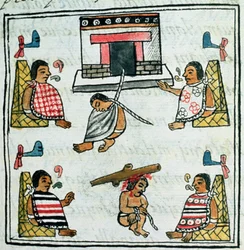 Fru Palat. 218-220 Bok IX Dom og straff i det aztekiske imperiet, fra 